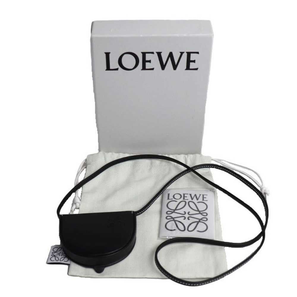 Loewe LOEWE Heel Pouch Shoulder Bag Black 109.54.… - image 6