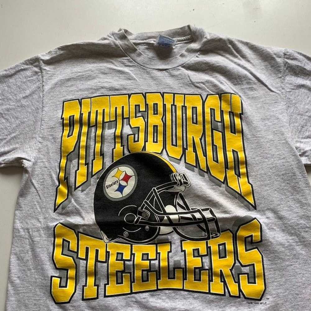 NFL × Vintage Vintage 90s Pittsburg Steelers nfl … - image 3