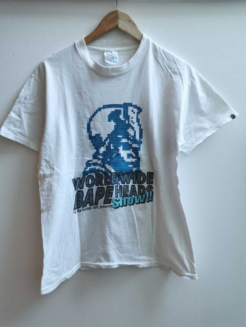 Bape 1998 Hanes A bathing Ape Bape Heads Show Tee - image 1