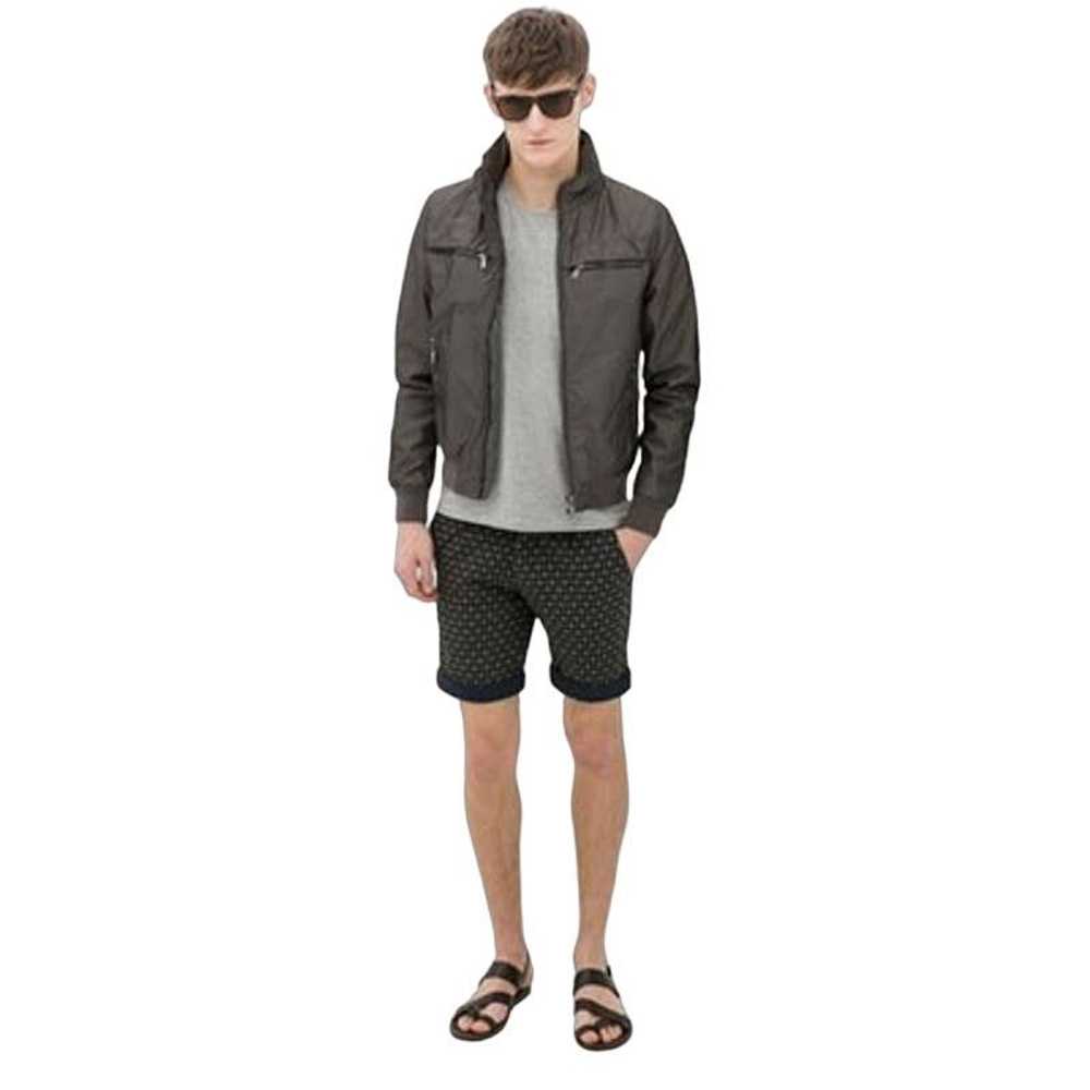 Zara Zara Man Windbreaker Jacket Hooded Gray Zip … - image 11