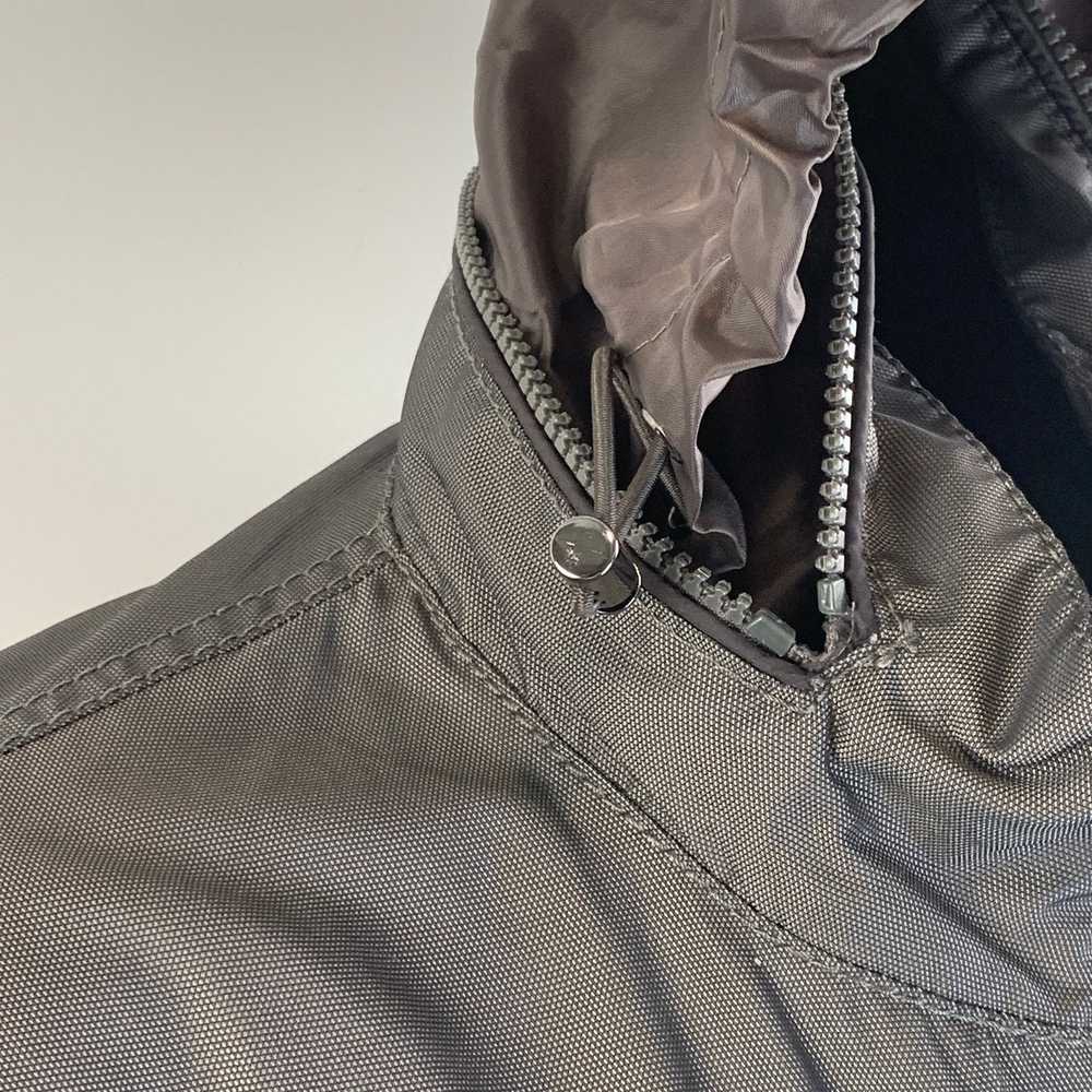 Zara Zara Man Windbreaker Jacket Hooded Gray Zip … - image 8