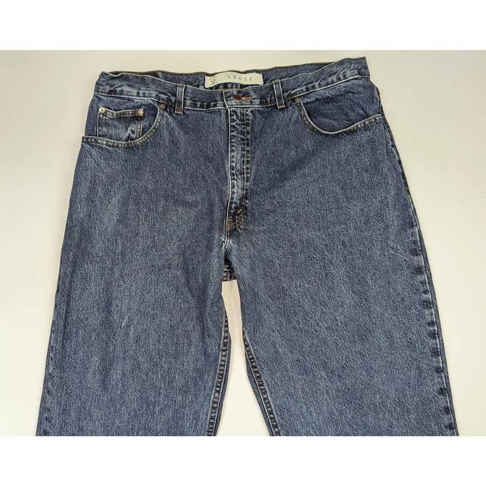 Vintage Y2K Jeans Arizona Loose Fit Blue Cotton M… - image 2