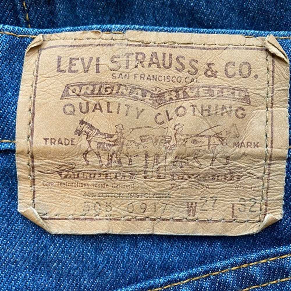 LEVI'S 1980 Vintage Jeans Pants 505 - W27 L32 - T… - image 3