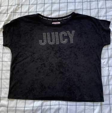 JUICY COUTURE★ラインストーンロゴ 半袖 T-shirt JC33 juicyラインストーンTシャツ - メルカリ