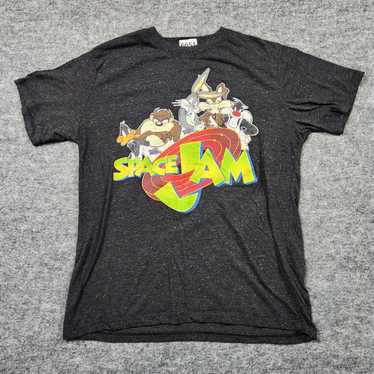 Vintage SPACE JAM Adult T-Shirt Men's M Gray Crew… - image 1