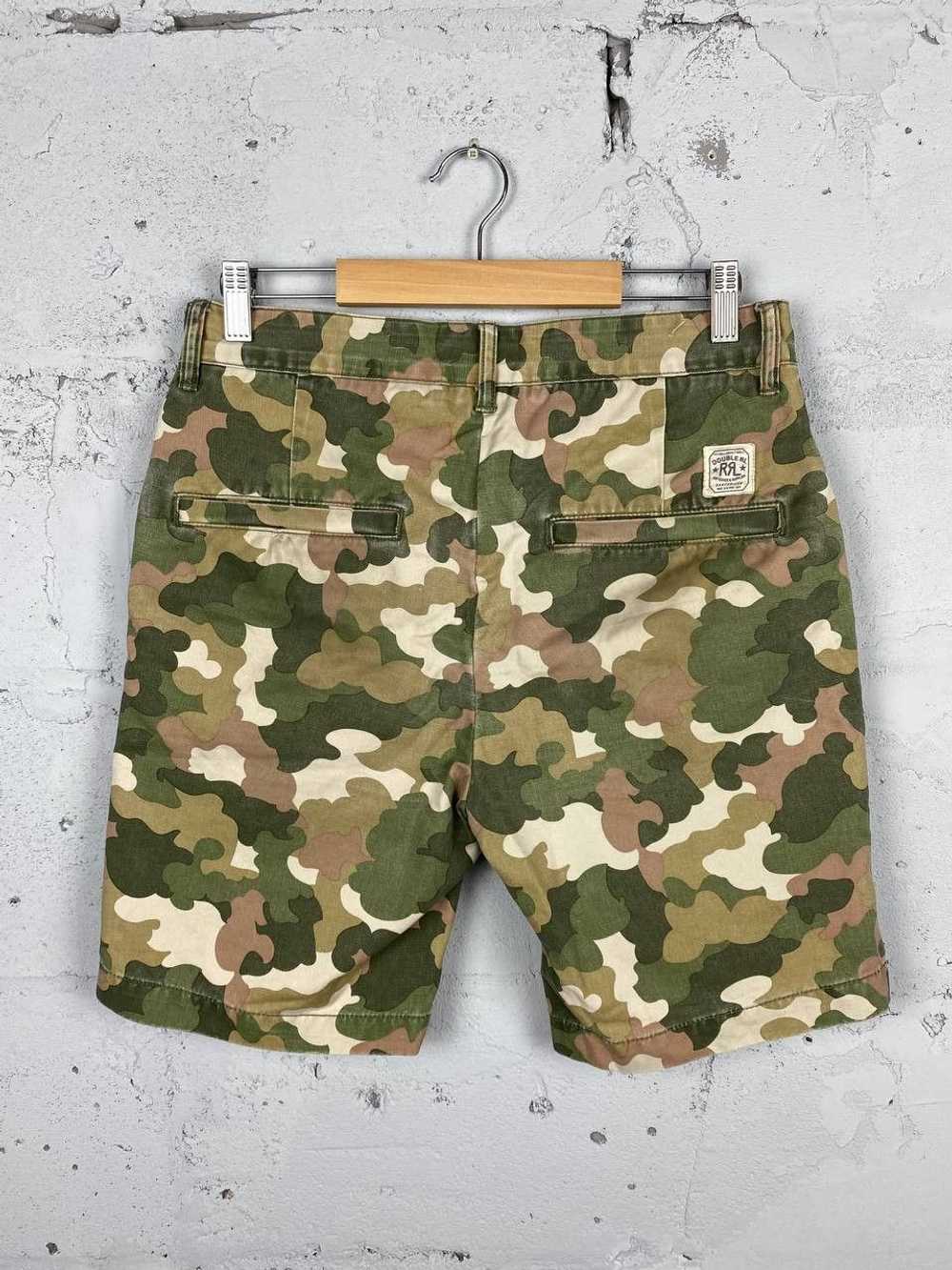 RRL Ralph Lauren RRL Military Camo Cargo Shorts - image 8