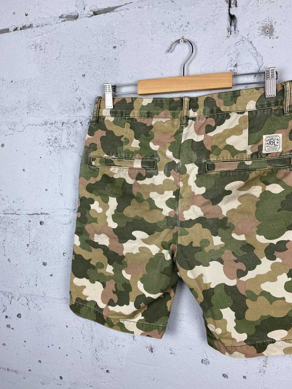 RRL Ralph Lauren RRL Military Camo Cargo Shorts - image 9