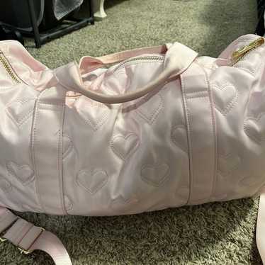 stoney clover lane pink duffel bag