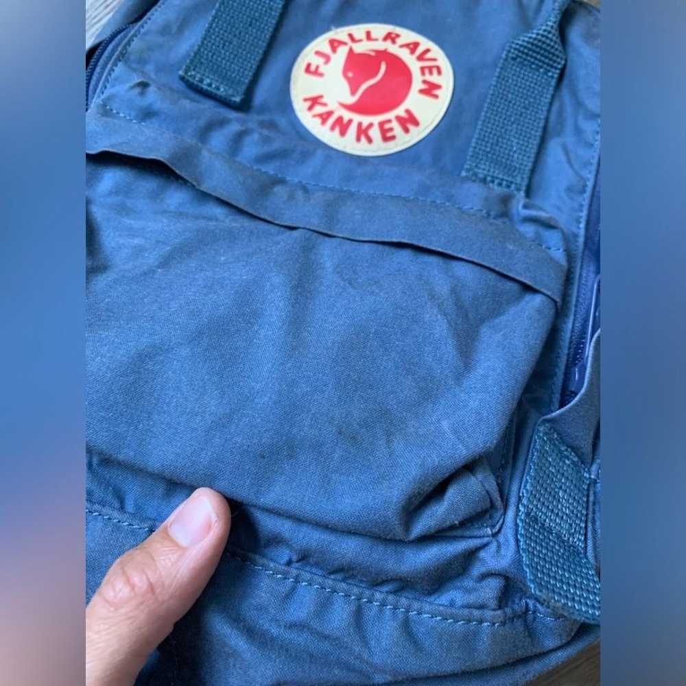 Fjallraven Kanken Mini Outdoor Backpack Slate Blu… - image 10