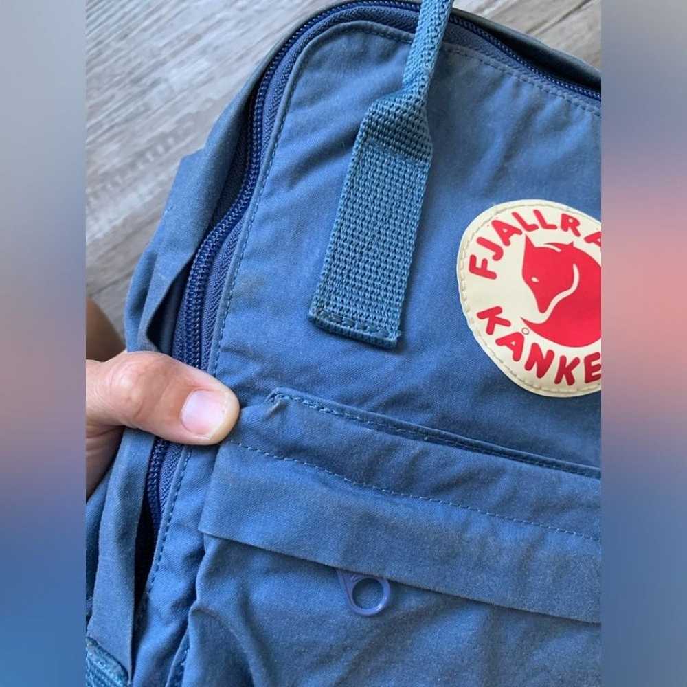 Fjallraven Kanken Mini Outdoor Backpack Slate Blu… - image 12