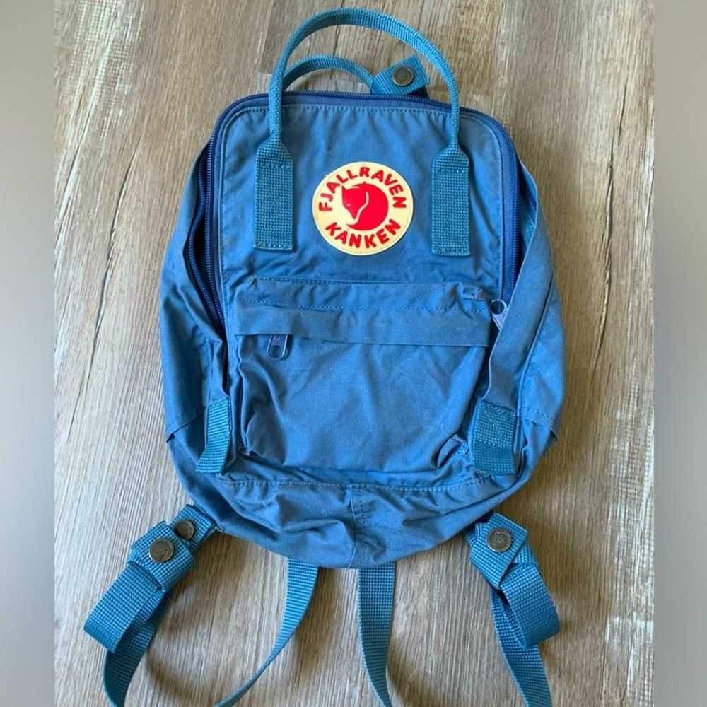 Fjallraven Kanken Mini Outdoor Backpack Slate Blu… - image 1