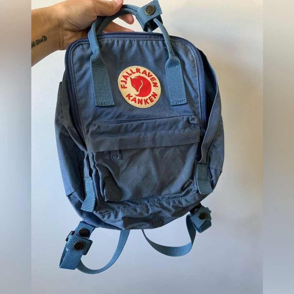 Fjallraven Kanken Mini Outdoor Backpack Slate Blu… - image 2