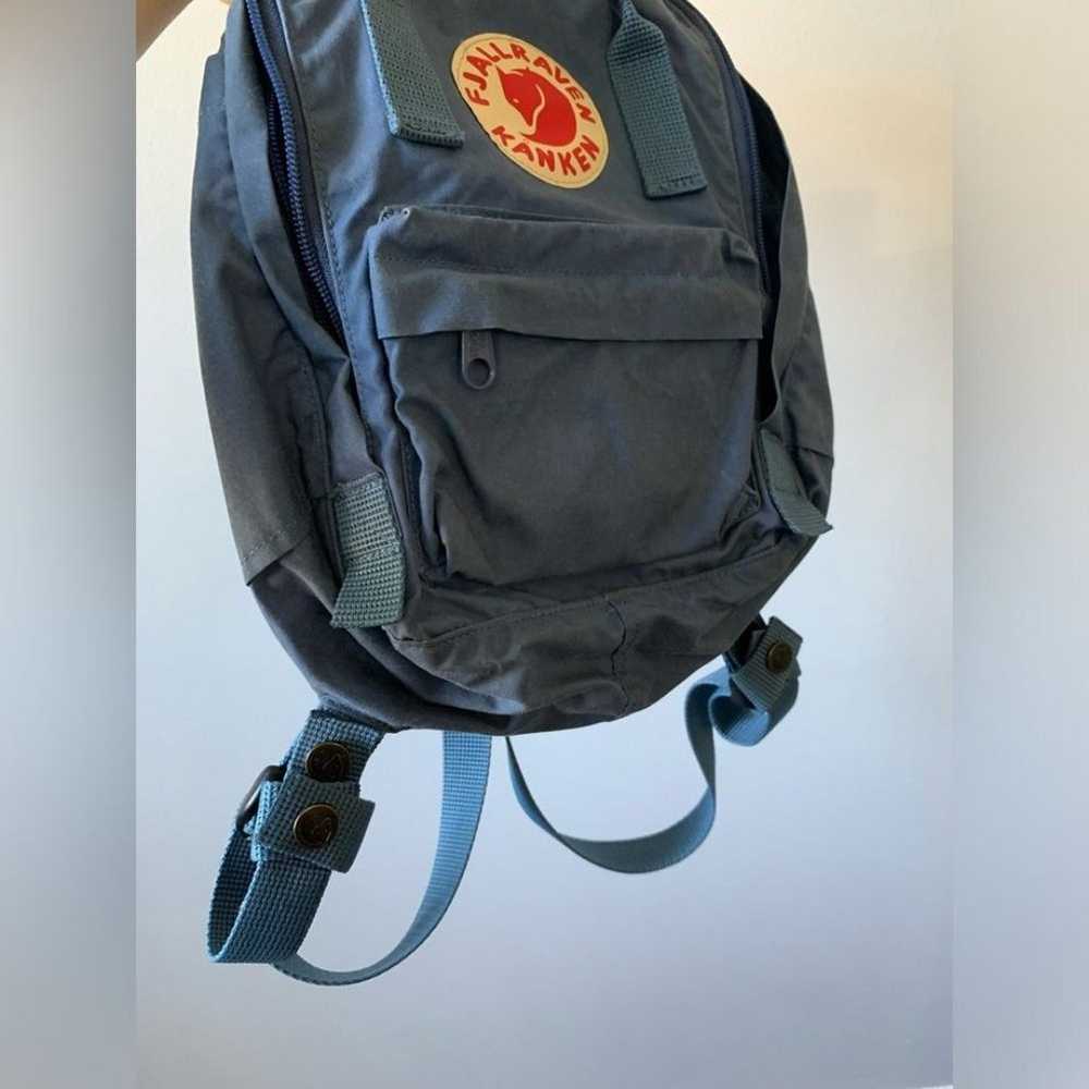 Fjallraven Kanken Mini Outdoor Backpack Slate Blu… - image 3