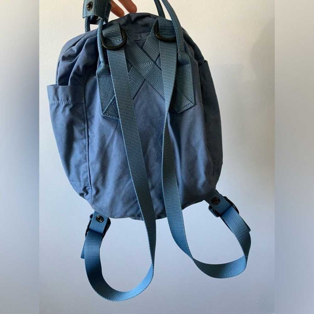 Fjallraven Kanken Mini Outdoor Backpack Slate Blu… - image 4