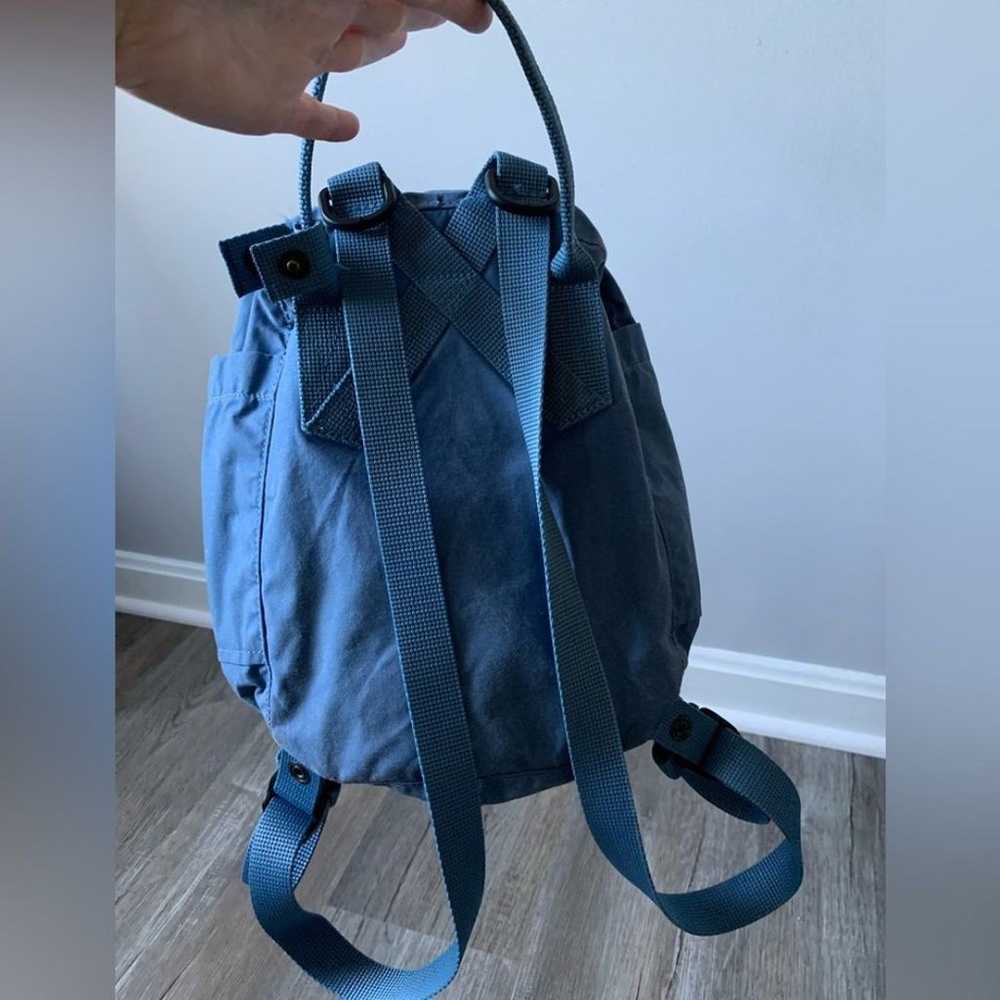 Fjallraven Kanken Mini Outdoor Backpack Slate Blu… - image 7