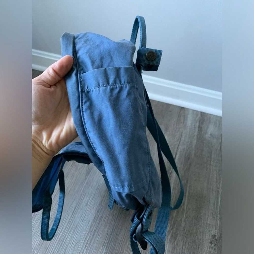 Fjallraven Kanken Mini Outdoor Backpack Slate Blu… - image 8