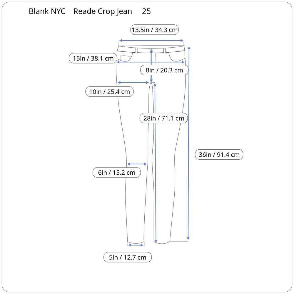 Blank Nyc Blank NYC blue Reade crop skinny glow a… - image 5