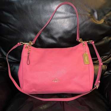 Coach Pink Leather Mia Shoulder Bag Crossbody Bag