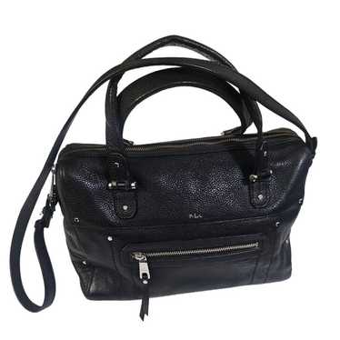Lauren Ralph Lauren Black Huet Soft Leather Bag
