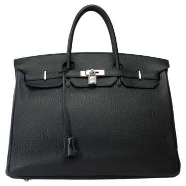 HERMES Classy Birkin 40cm handbag in Black Fjord c