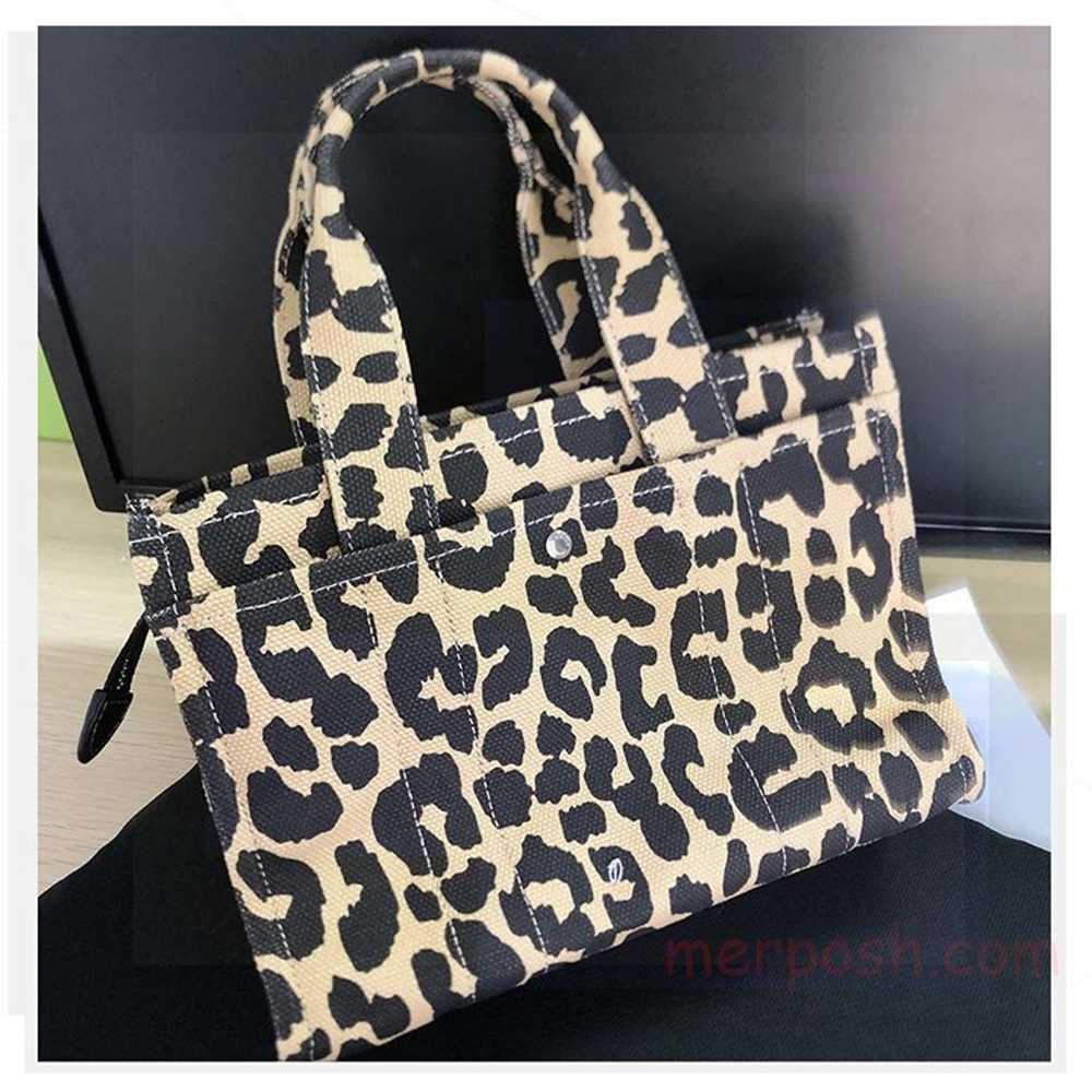 COACH Cargo 26 Leopard print embroidered Tote Tot… - image 2