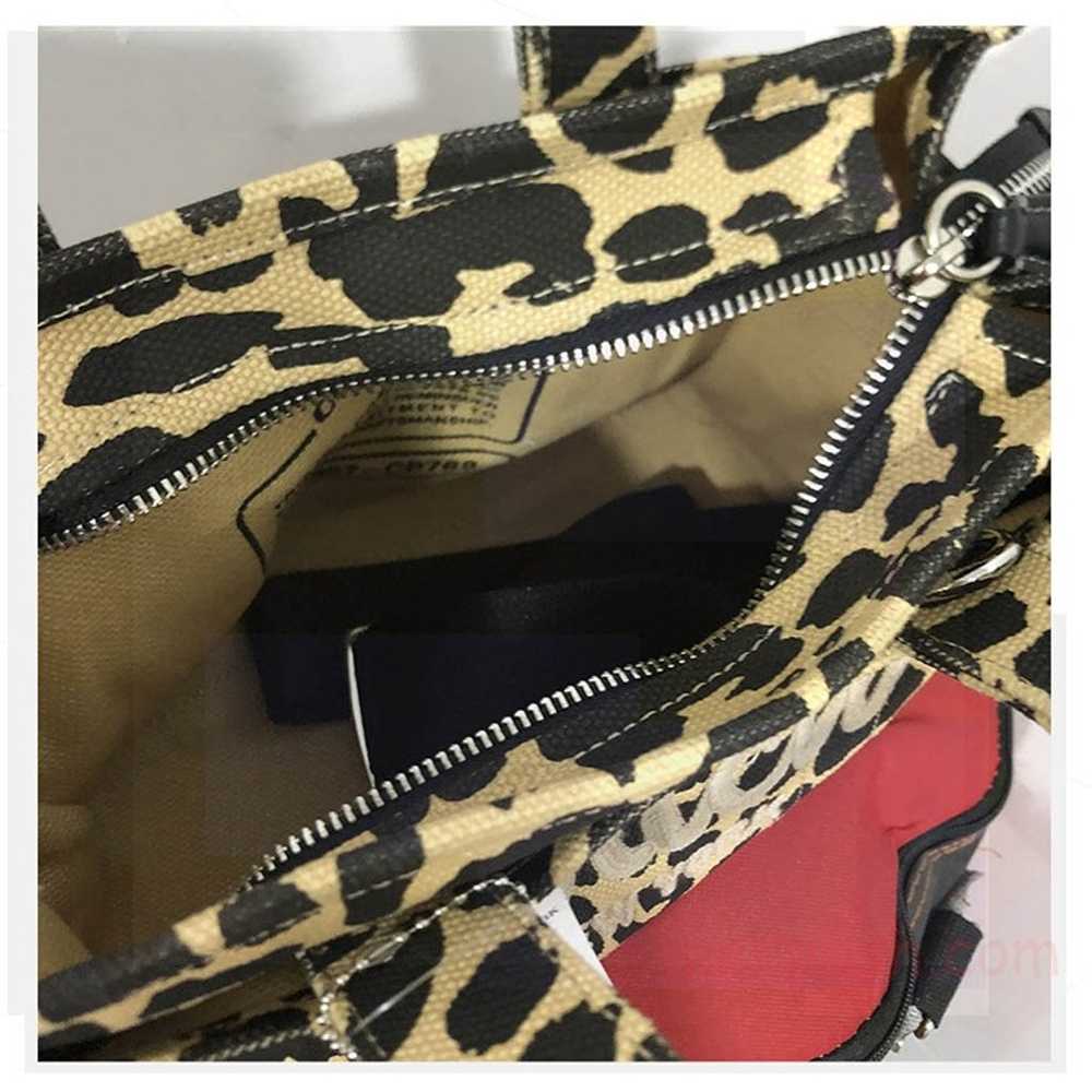 COACH Cargo 26 Leopard print embroidered Tote Tot… - image 3