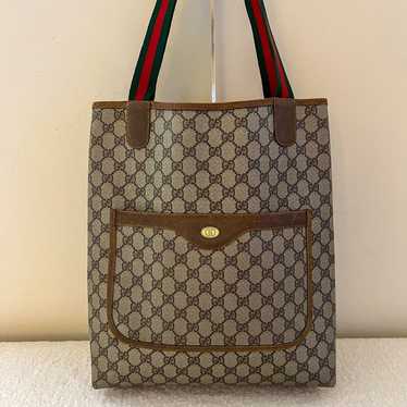 GUCCI Ophidia Sherry Line Monogram Tote Bag