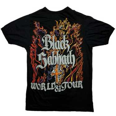トップス BlackSabbath Vintage Born Again Tour1983 Black Sabbath 1983 Born Again Tour Shirt Black Sabbath