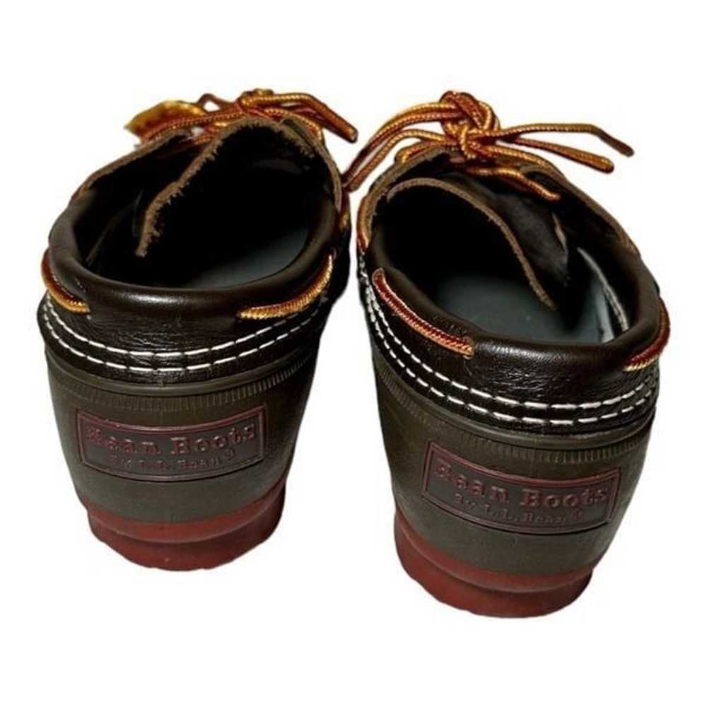 L.L. Bean Maine Rubber Unlined Moccasin Shoes Bro… - image 3
