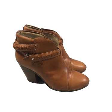 Rag & Bone Harrow belted leather booties 39.5 (9) - image 1