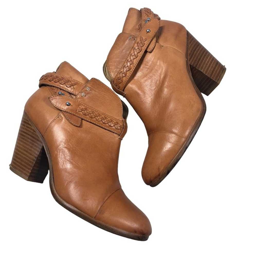 Rag & Bone Harrow belted leather booties 39.5 (9) - image 6