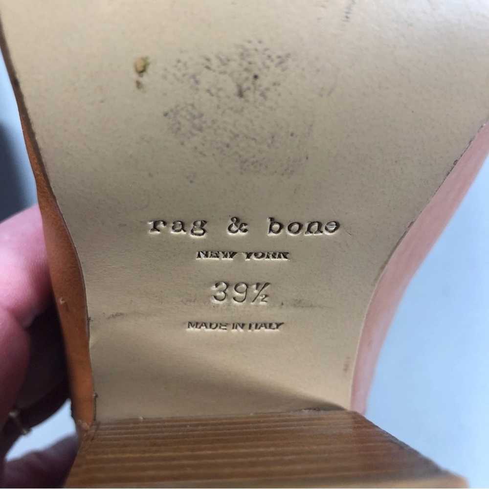 Rag & Bone Harrow belted leather booties 39.5 (9) - image 8