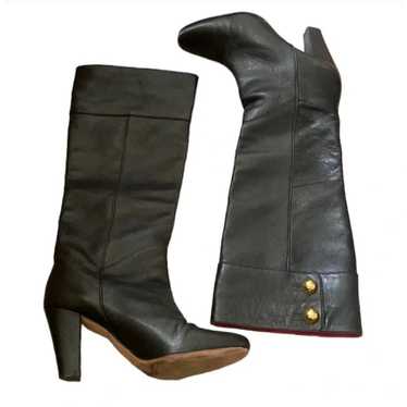 Kate Spade Black Belinda Heeled Boots Sz 7.5