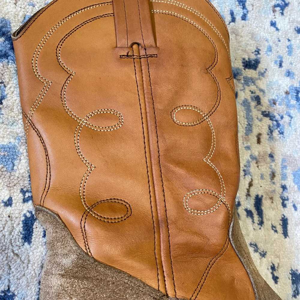 Vintage Cowboy Boots Dexter Western Boots Two ton… - image 4