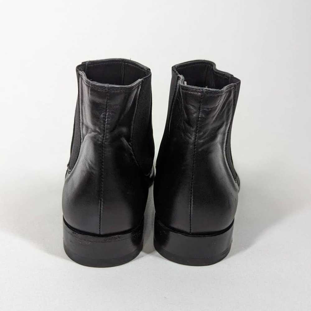 Jenni Kayne Black Leather Chelsea Boots Flat Size… - image 3