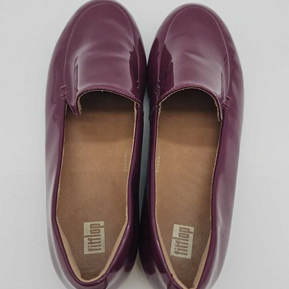 Fitflop Lena Purple Patent Slip On Shoes Loafers.… - image 6