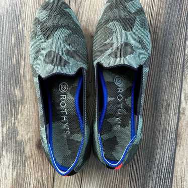 Like new camo rothy’s loafters