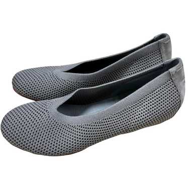 Eileen Fisher Seam Knit Flats Grey Women's Size 6… - image 1