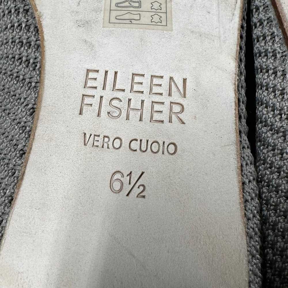 Eileen Fisher Seam Knit Flats Grey Women's Size 6… - image 8