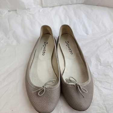 Repetto パープル スエード バレエシューズ 39 Repetto】フェイクレザーバレエシューズ | human woman