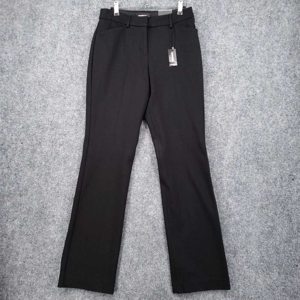 Express NEW Express Dress Pants Women 6R Black Pu… - image 1