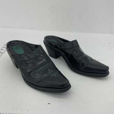 Ariat Women's Black Leather Mule Heels - Size 9.5 