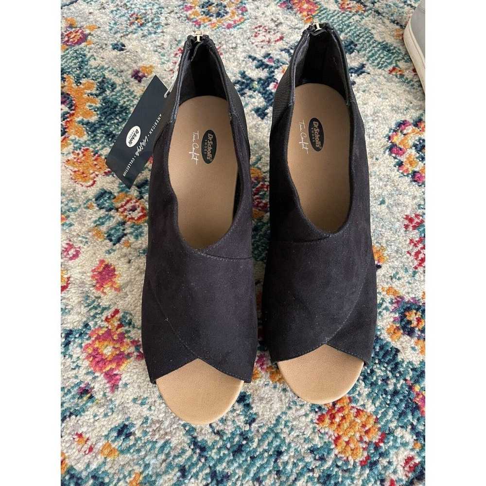 Dr. Scholl's Open Toe Black Wedge Heels Women’s S… - image 2
