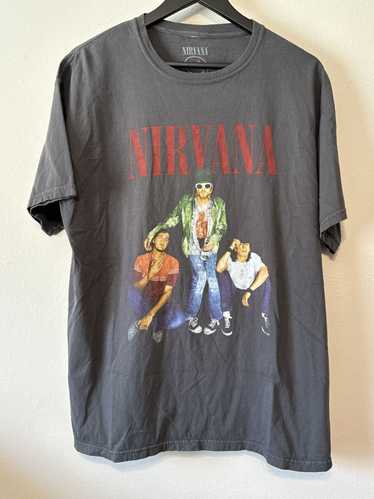 Band Tees × Nirvana Nirvana Group Shot T Shirt Siz