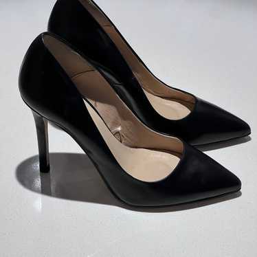 Black Zara Pointed toe stiletto pump heels 36