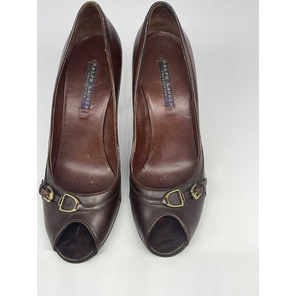 Ralph Lauren Brown Shoes Heels Luxury Horse bit D… - image 3