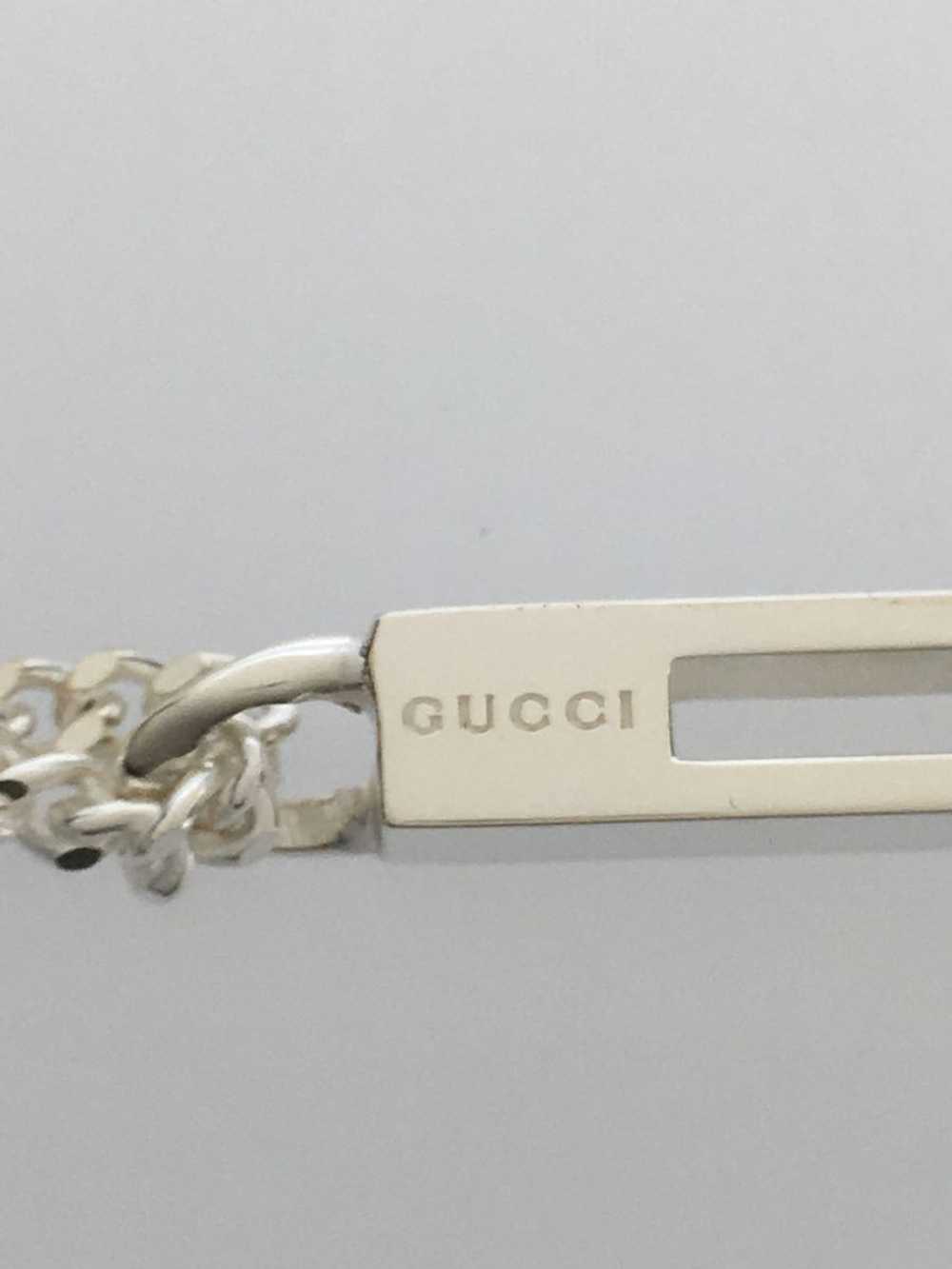 [Japan Used Necklace] Second Hand Gucci Plate Nec… - image 4