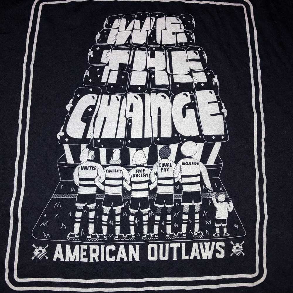 American Apparel Dark Navy American Outlaws ‘We T… - image 3