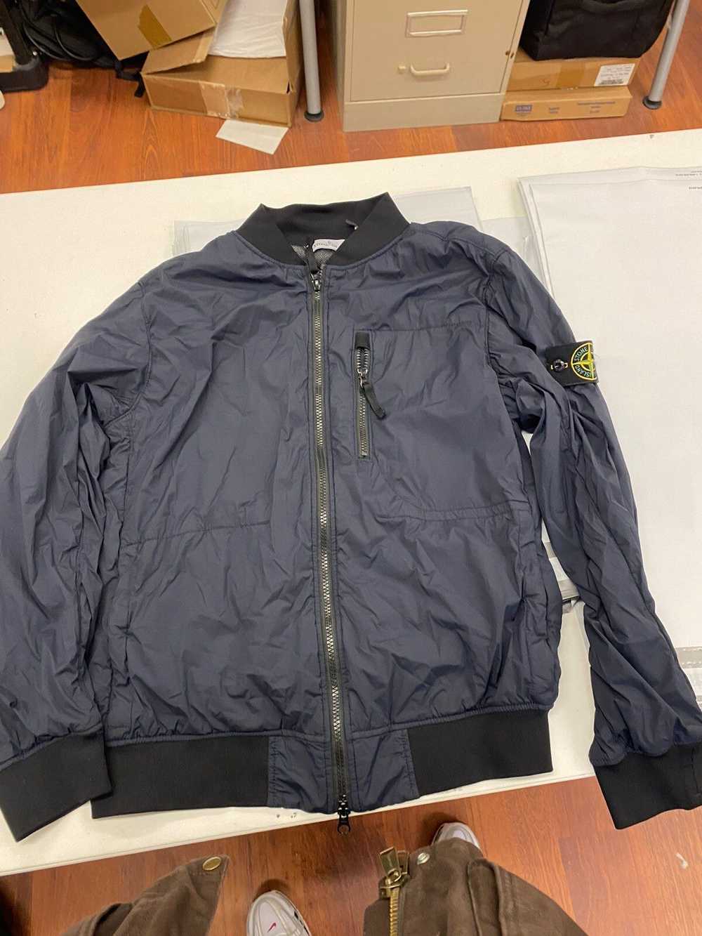 Stone Island × Streetwear Navy Stone Island Jacket - image 1