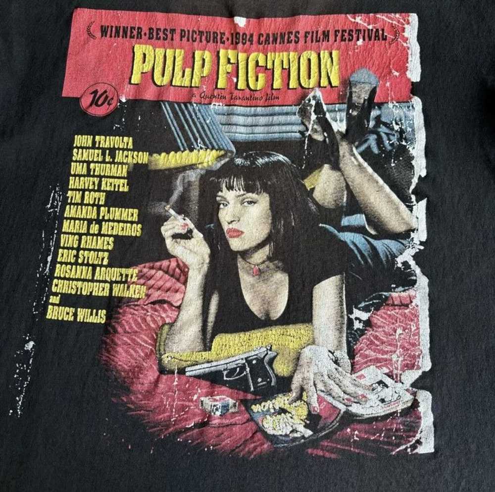 Hanes 1994 Vintage Pulp Fiction Movie Promo T Shi… - image 2